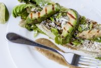 Fire-Kissed Romaine with Zesty Tomatillos, Avocado, and Cotija