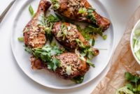 Ginger Peanut Glazed Drumsticks