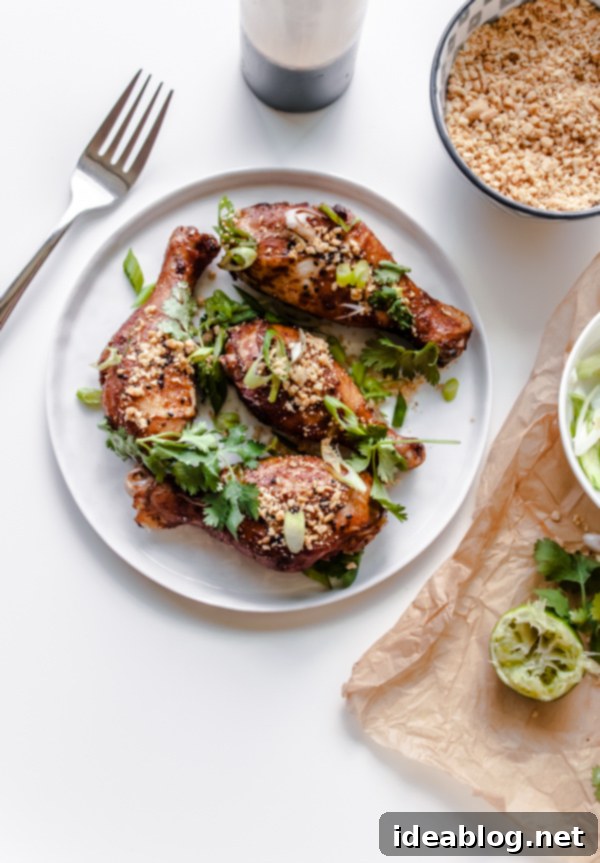 Ginger Peanut Glazed Drumsticks 1 featured 12676