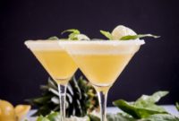 Tropical Pineapple Basil Rum Fizz