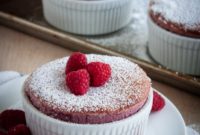 Luscious Raspberry Soufflés