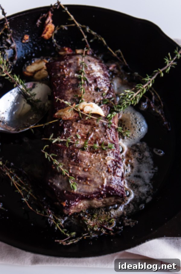 Buttery Seared Flank Steak 1 featured 13356