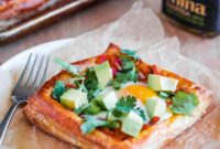 Cheesy Harissa Egg Puffs