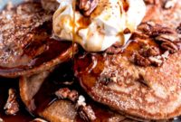 Autumn Spiced Pecan Buttermilk Stacks