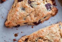 Toasted Butter Chocolate Chip Scones