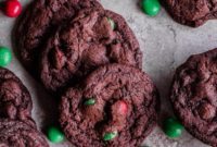 Minty Chocolate Holiday M&M Treats