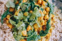 Slow-Braised Indian Chicken and Chickpea Curry