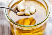 Homemade Garlic Confit and Infused Garlic Oil