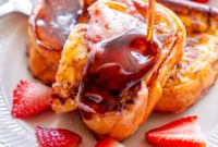Homemade Strawberry Jam French Toast