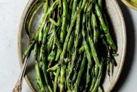 Fire-Kissed Green Beans with Zesty Cilantro Dressing