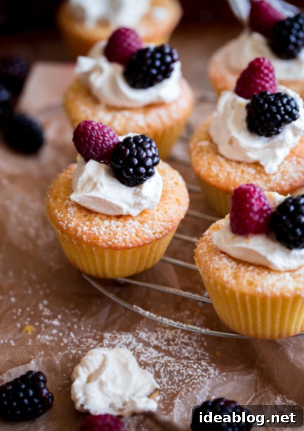 Golden Corn Cakes with Mascarpone Cloud and Berry Medley 1 featured 22347