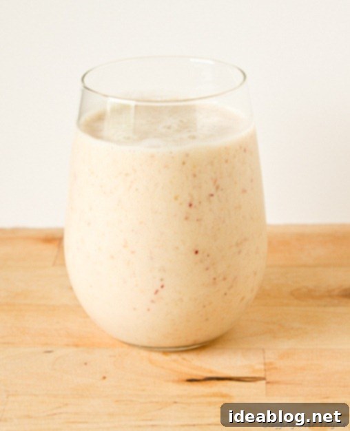 Creamy Banana Peach Smoothie 28 featured 251