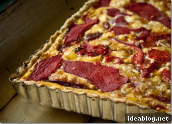 Goat Cheese and Roasted Red Pepper Tart 1 featured 270