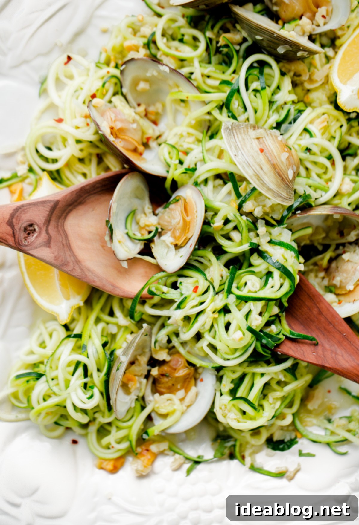 Garlic Clam Zucchini Spirals 1 featured 28241