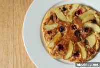 Cranberry Apple Cinnamon Pancakes