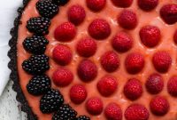Zest Meets Decadence: Citrus, Chocolate & Berry Tart