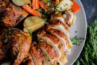 Aromatic Spiced Middle Eastern Chicken & Veggie Bake