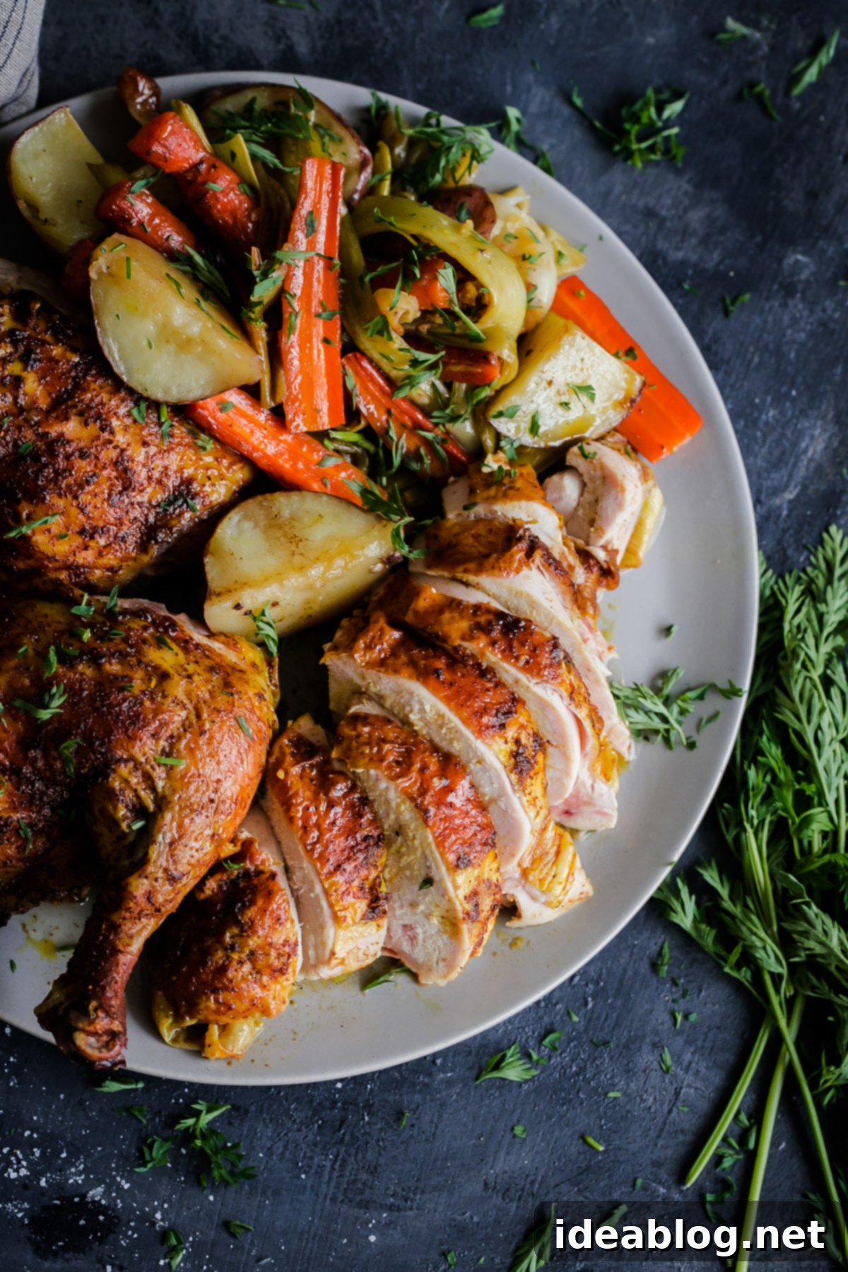 Aromatic Spiced Middle Eastern Chicken & Veggie Bake 1 featured 30202