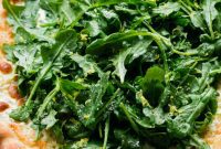 Lemon-Kissed Truffle Arugula Flatbread