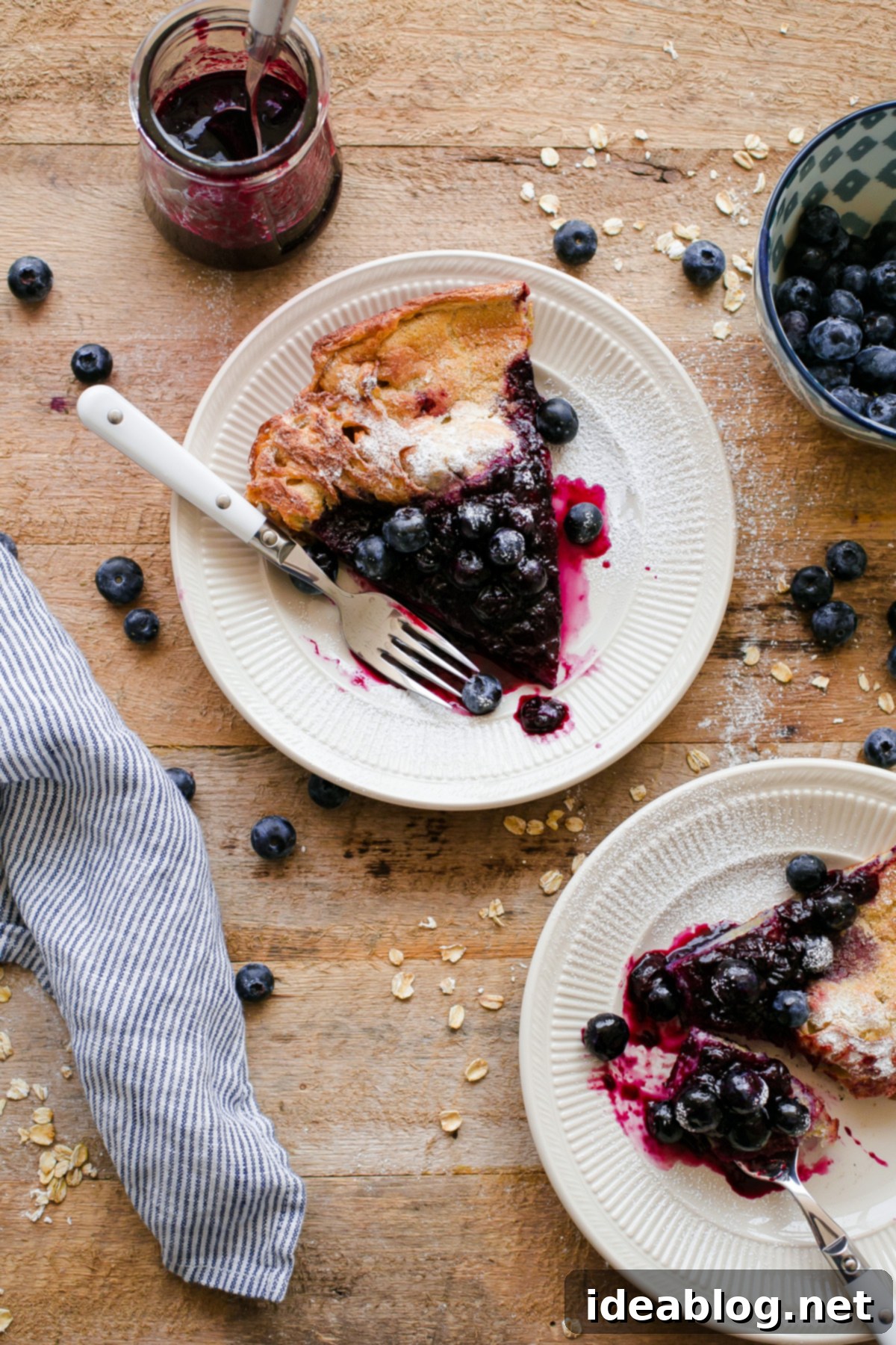 Puffed Gluten-Free Dutch Baby with Blueberry Maple Drizzle 1 featured 30556