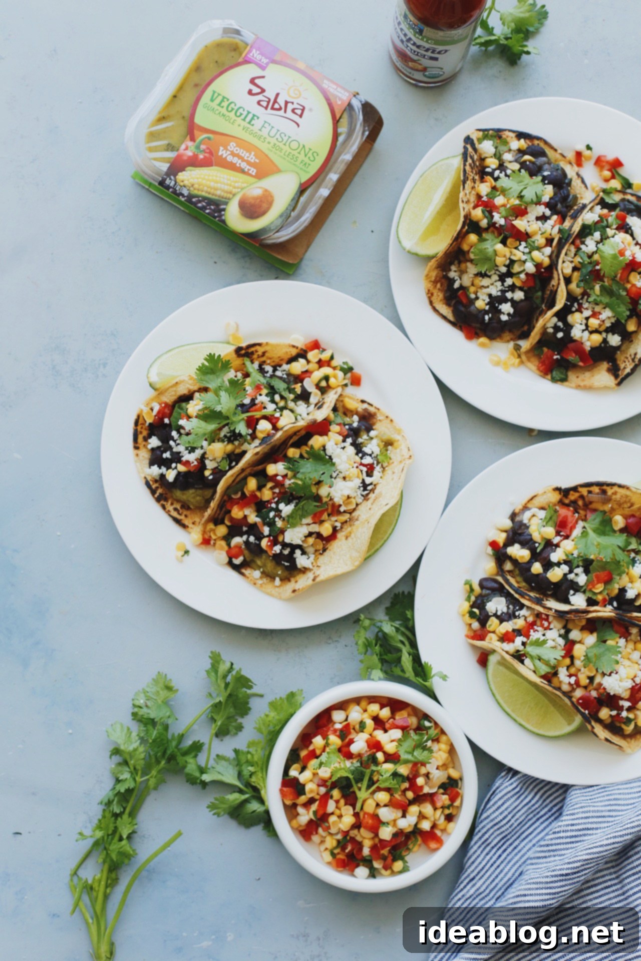 Zesty Southwestern Black Bean Tacos 1 featured 30847
