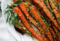Root to Leaf Roasted Carrots with Vibrant Carrot Top Pesto
