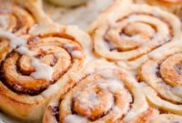 Pumpkin Butter Rolls with Zesty Creme Fraiche Frosting