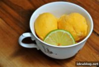 Effortless Champagne Mango Sorbet Delight