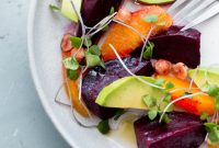 Roasted Beet, Orange and Avocado Salad