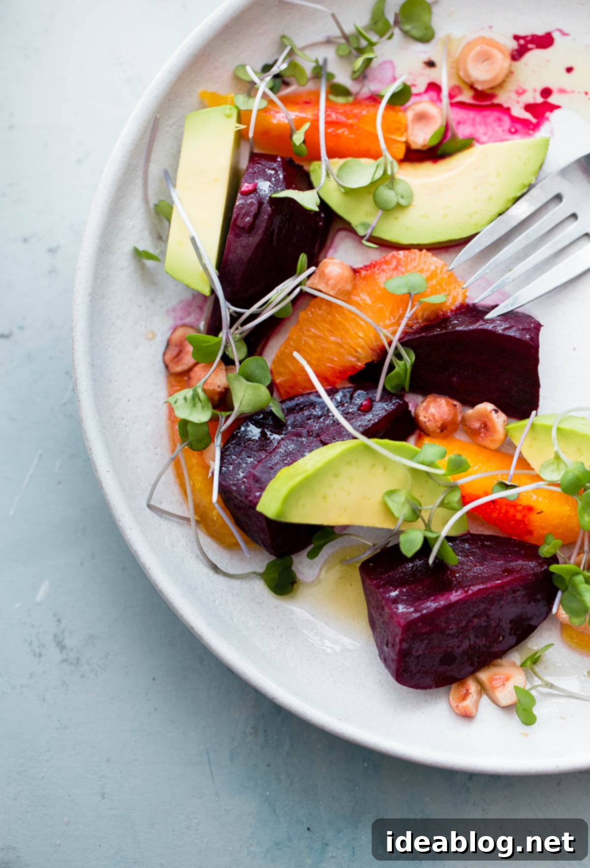 Roasted Beet, Orange and Avocado Salad 1 featured 33837