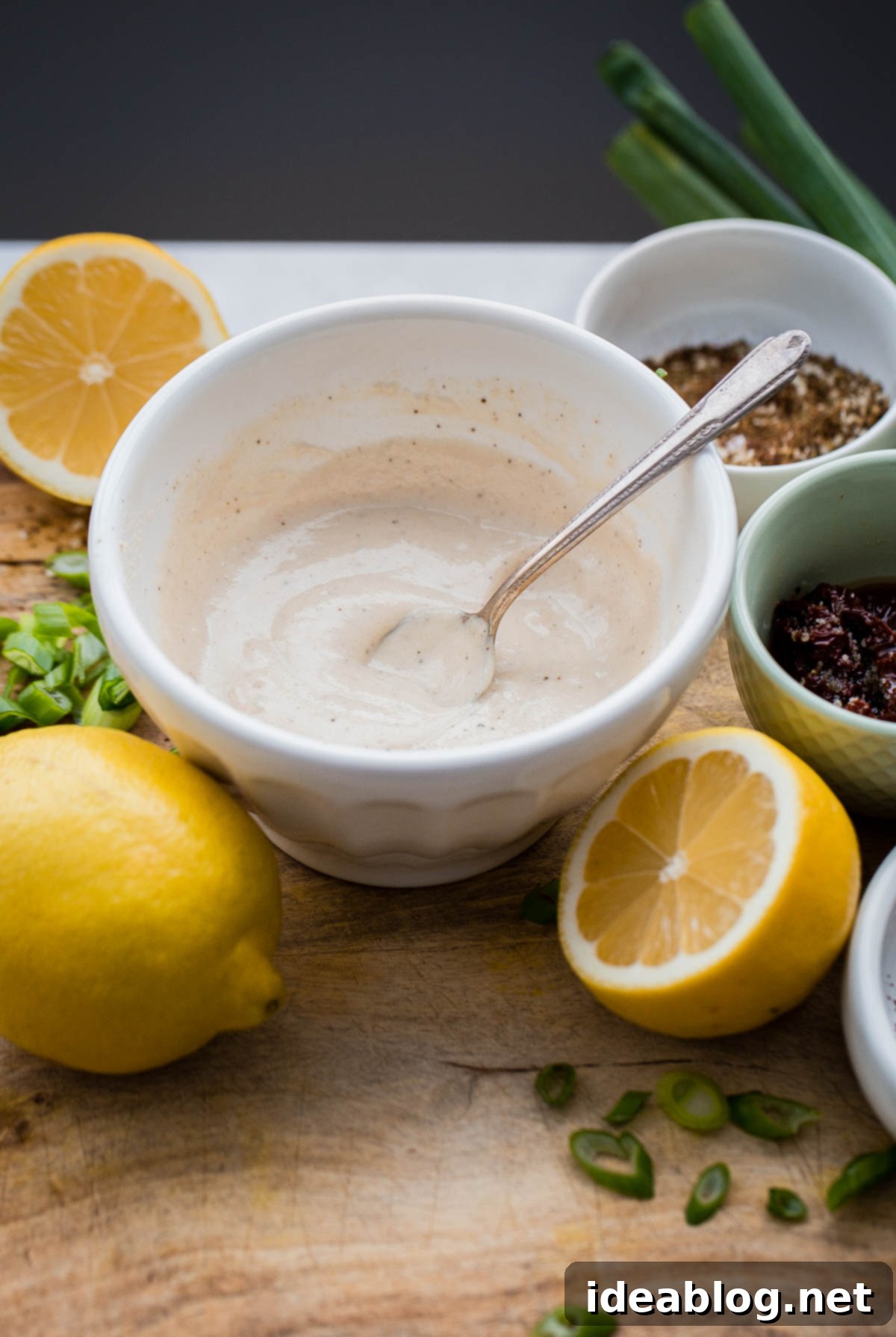Zesty Lemon Tahini Dressing 1 featured 33933