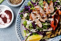 Zesty Mediterranean Chicken Salad with Sumac