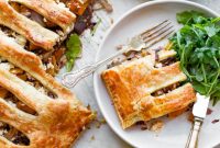 Sweet & Savory Butternut Radicchio Feta Tart