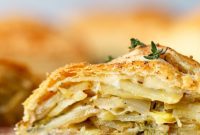 Golden Potato Leek Cornish Pasty