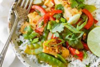 Sizzling Chicken Snow Pea Stir Fry