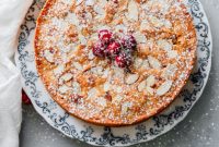 Festive Cranberry Bliss Cake