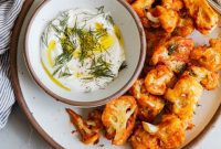 Spicy Vegan Cauliflower Wings