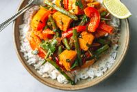 Vibrant Thai Red Curry Tofu
