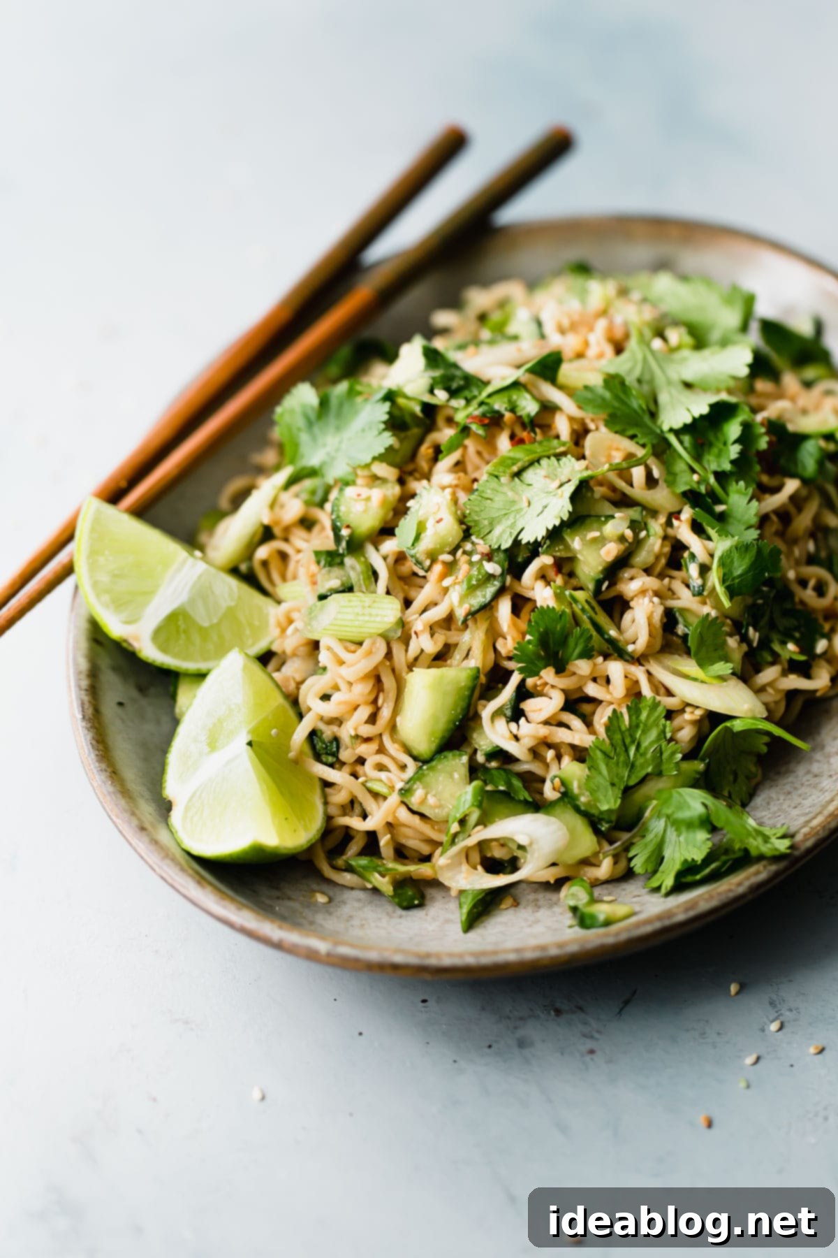Fiery Peanut Noodles with Cool Cucumber 1 featured 50562