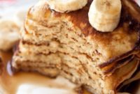 Tropical Banana Pancakes with Golden Coconut Caramel