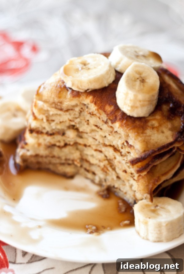 Tropical Banana Pancakes with Golden Coconut Caramel 1 featured 5616