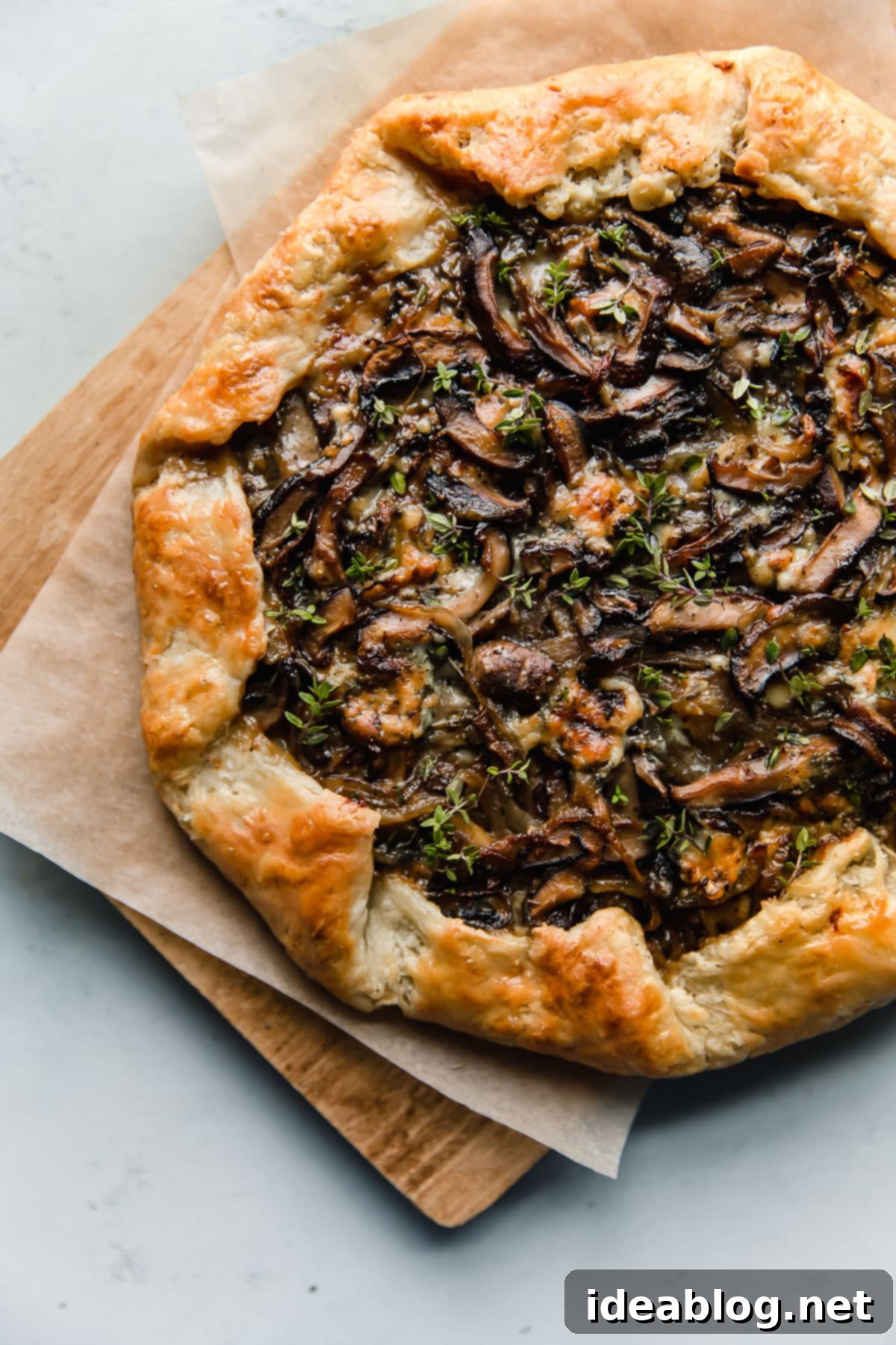 Rustic Mushroom Tart 1 featured 5789