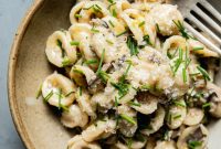 Velvety Creamy Mushroom Pasta