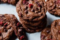 Gooey Chocolate Cranberry Delights