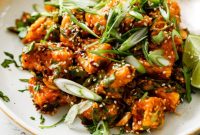 Spicy Peanut Crunch Tofu