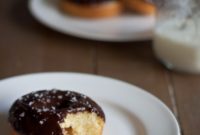 Moist Olive Oil Baked Doughnuts with Rich Dark Chocolate Glaze