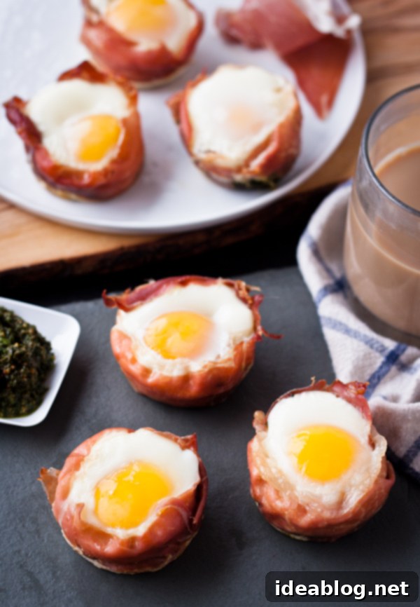 Savory Prosciutto Pesto Egg Cups 35 featured 6826