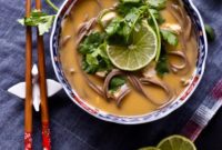 Velvety Thai Coconut Chicken Noodle Soup