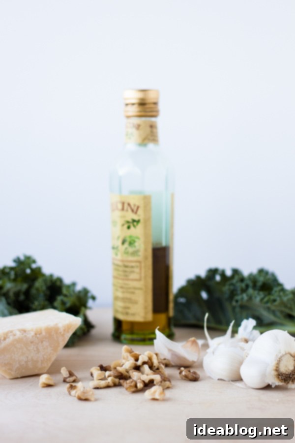 Black Pearl Risotto with Vibrant Kale Pesto 3 Kale Pesto Ingredients