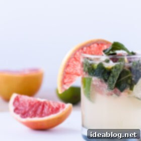 Zesty Grapefruit Mojito 6 Grapefruit Mojitos